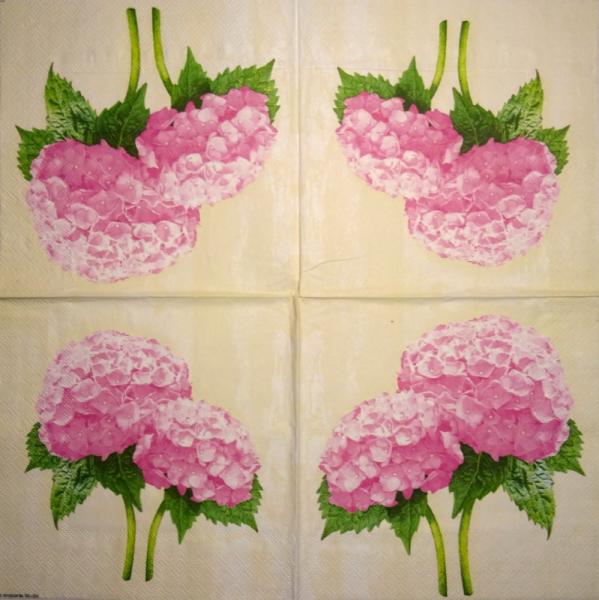 056 Hydrangeas - 3-ply - Ambiente